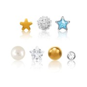 Medical stud earrings