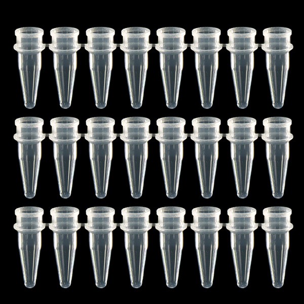0.2ml 8-strip tubes, without caps (125 p.)