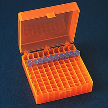 100-Pos. Freezer Storage Rack Orange (5 p.)