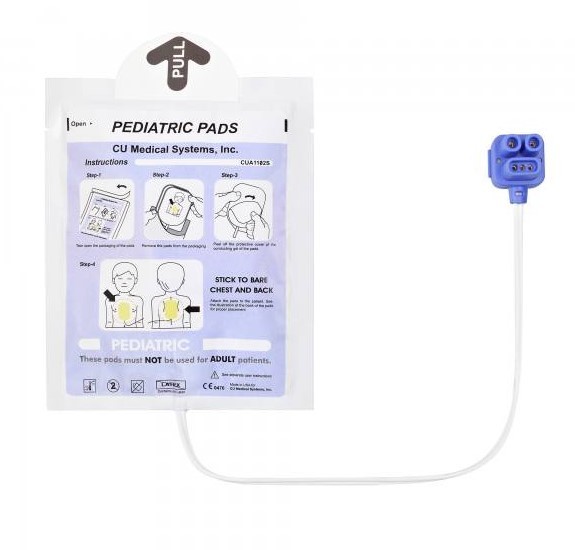 Defibrillationselektroden für Kinder unter 8 Jahre/25 kg  iPAD CU-SP1 / CU-SP2, Haltbarkeit 2-2,5 Jahre