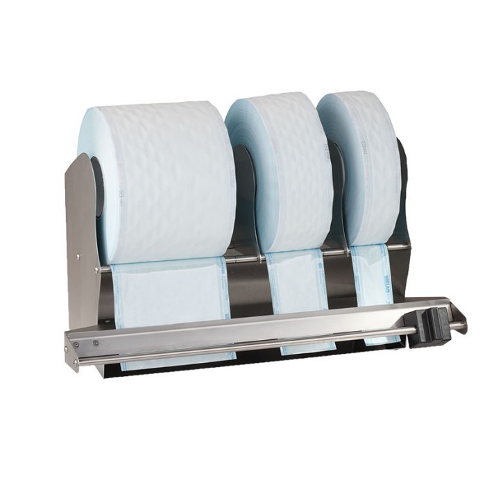 Rollenhalter zu MELAseal 300   Maße (BxHxT): 60 x 3,6 x 21,7 cm