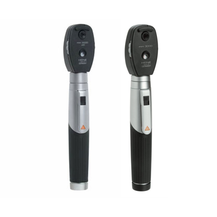 HEINE mini 3000 LED ophthalmoscope with charging or battery handle