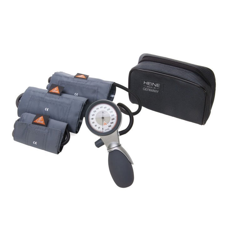 HEINE Gamma G7  Ärzte-Kit mit drei Manschetten Blutdruckmesser analog