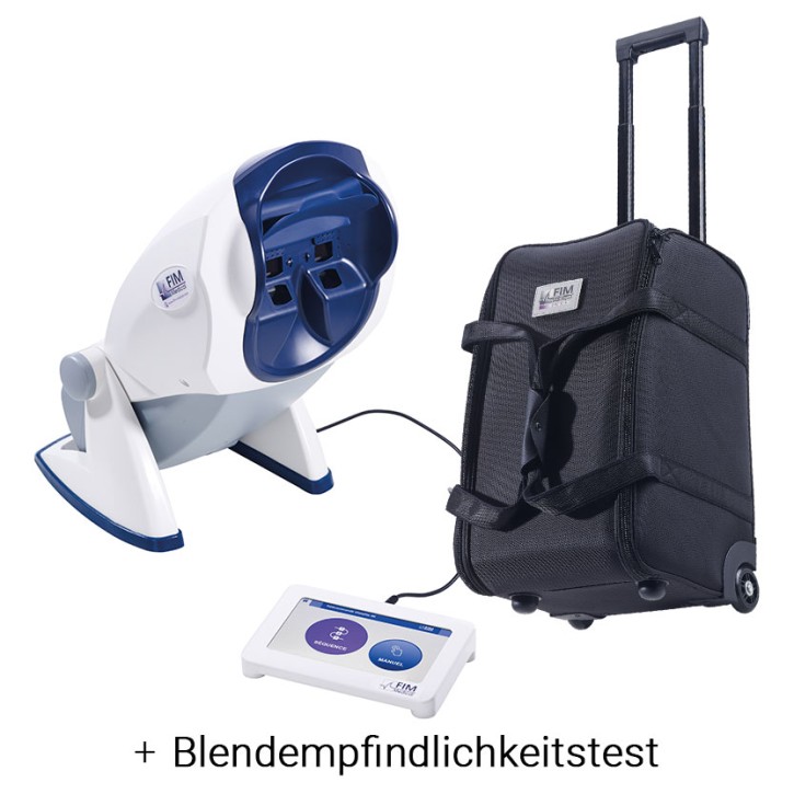 Sehtestgerät FIM Visiolite 4K Premium GT Bundle (Software, FB, Blendung, Rollenkoffer)