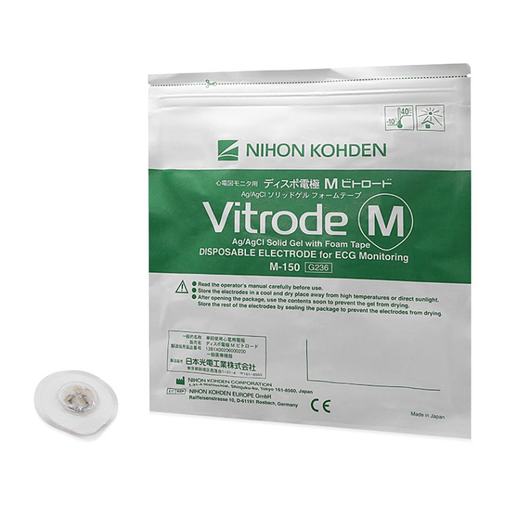 EKG-Elektrode Vitrode-M  Kind/Erw. (150 Stk) 40 mm dia, Schaumstoffträger; Hydrogel