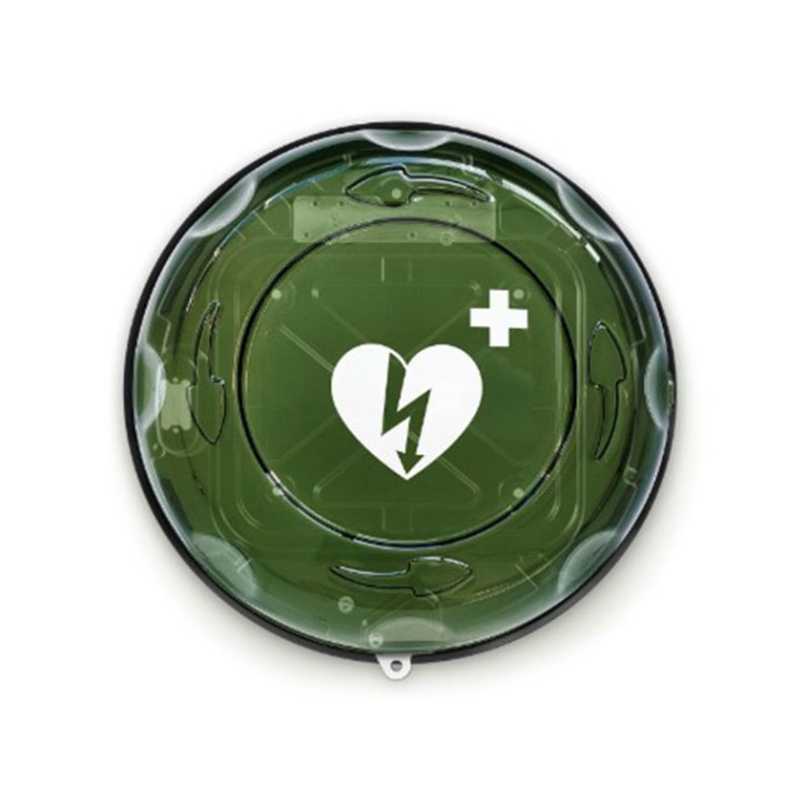 AED-Wandkasten Rotaid Solid Plus, Außen Alarmfunktion und automatisches Heizsystem