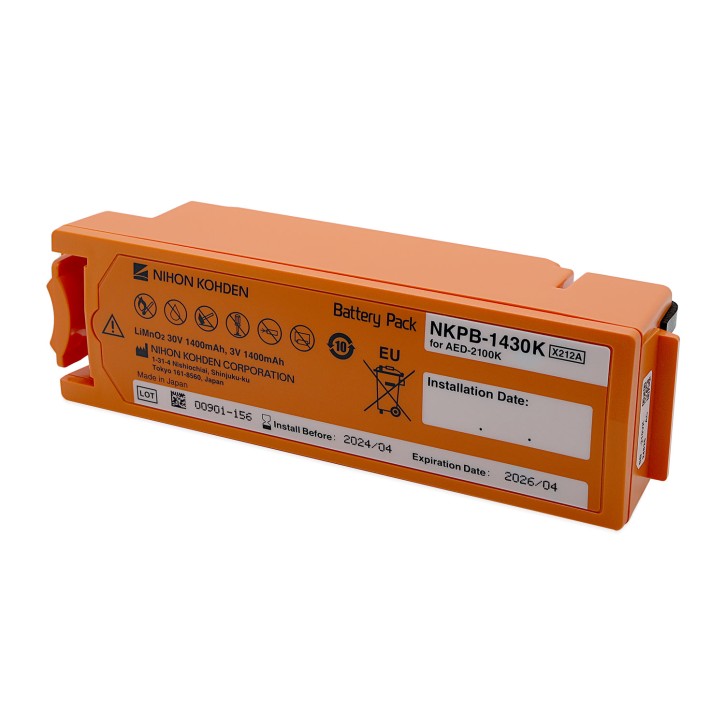 2-year battery AED-2100 to SN: 5000