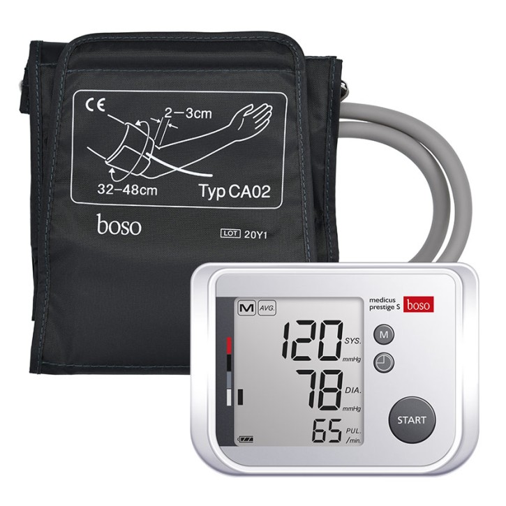 Blutdruckmessgerät boso medicus prestige S (1 Stck) incl. XL-RR-Manschette 32-48 cm + Etui