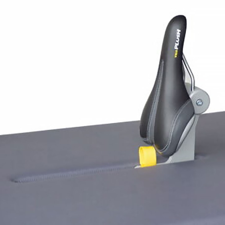 Sattel Standard, mit Einsteck-Halterung extra kurz  für ergoselect Liege-Ergometer