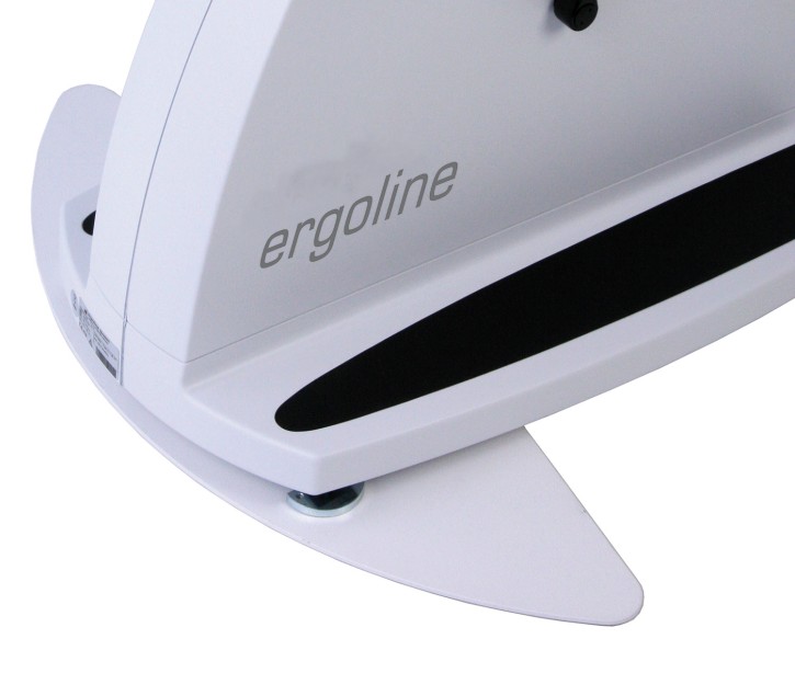 Kippsicherung, Platte weiss, Breite 85 cm  für ergoselect 1, 100, 200 Ergometer