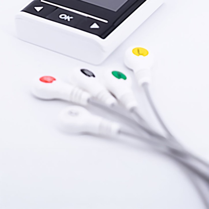 Patient cable D, 3-channel, 5-pin, 75 cm, ECG Time