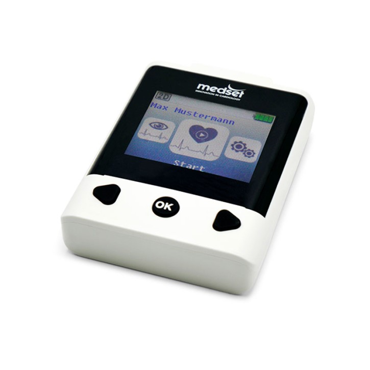 Langzeit-EKG Recorder-Set, ECG Time, 3 Kanäle mit 5-poligem Kabel