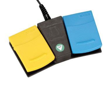 Two-pedal foot switch VIO® C, IP X8 features