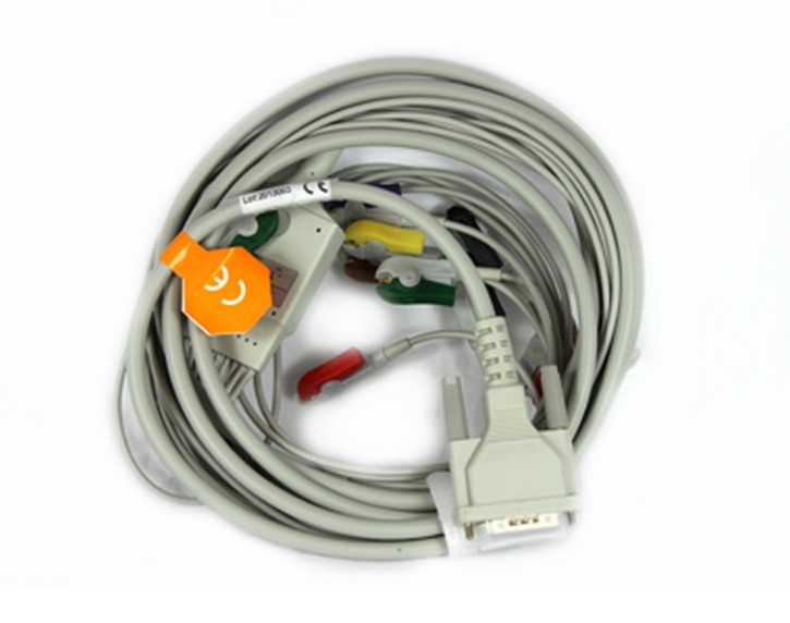 EKG-Patientenkabel für CARDIO-Geräte mit Klammer-Elektrodenstecker EKG-Patientenkabel für CARDIO-Geräte mit Klammer-Elektrodenstecker