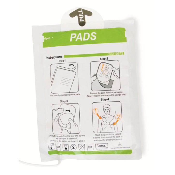 Elektrodenpads (Erw) für ME PAD AED  - für Erwachsene u. Kinder