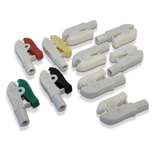 ECG clamp adapter (1 set = 10 pieces) IEC for ECG banana plugs