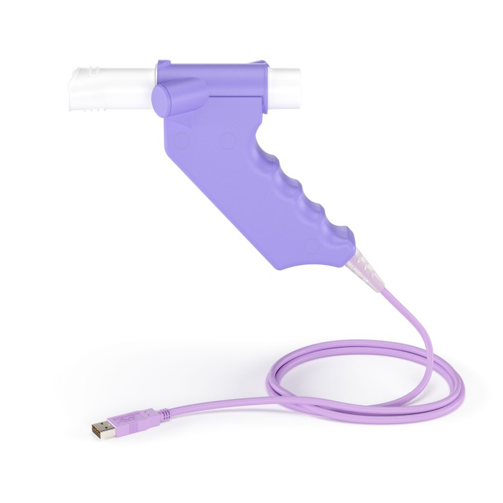 Easy on-PC mit True Flow Handsensor (VE = 1) Spirometer