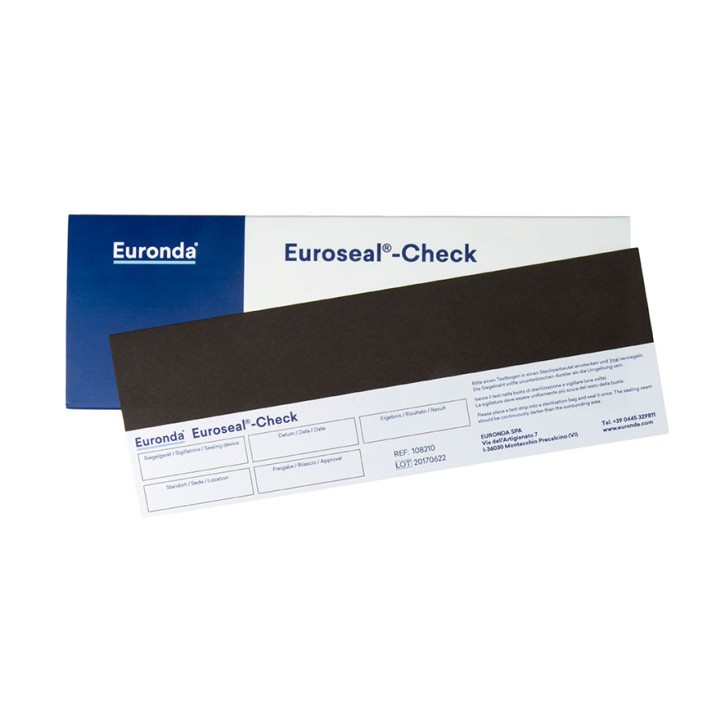 EUROSEAL® CHECK (Box mit 100 Testbögen)  zur Qualitätskontrolle der Siegelnähte