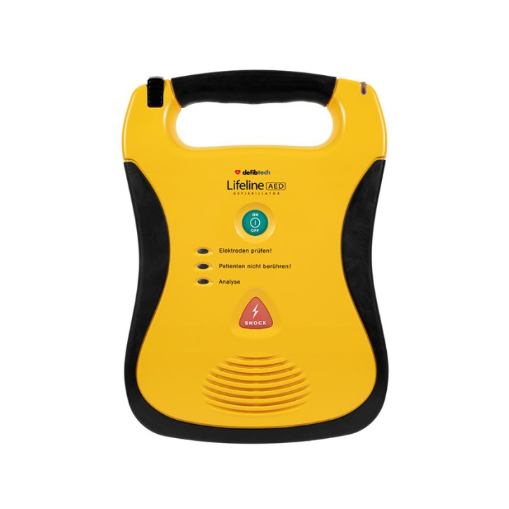 Defibtech Lifeline AED 2nd Gen.  incl. 9 Volt Selbsttestbatterie und Elektroden