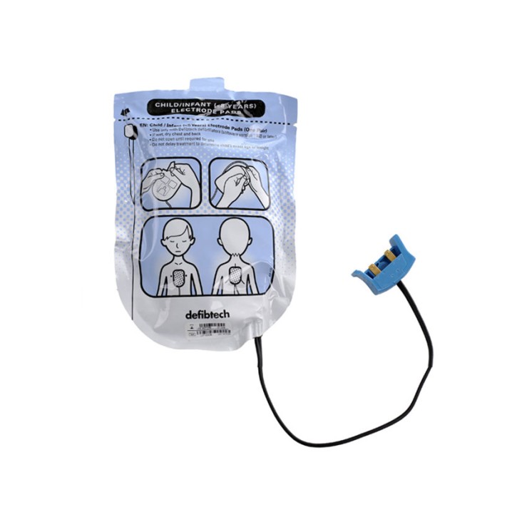 Kinder-Elektroden Päd für Defibtech Lifeline AED 2nd Gen. - zu DDU 100 Baureihe