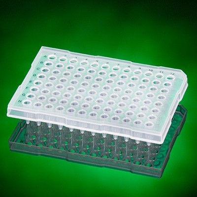 96 Well Raised Rim SS PCR Plate (100 p.)