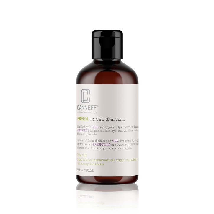 CANNEFF® GREEN - CBD-haltiger Haut-Tonic (200 ml)  - THC frei