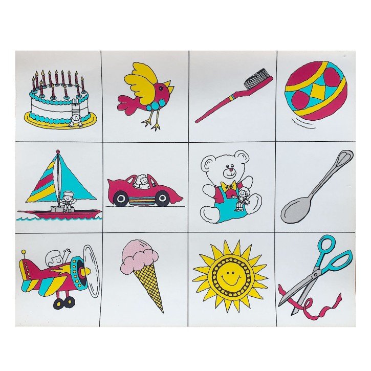 Bildtafel 12 Motive laminiert