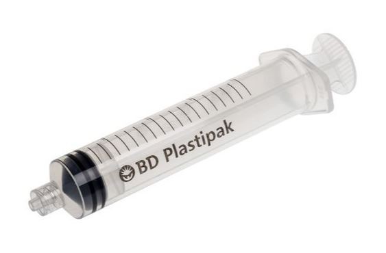 Sterile BD™ Plastipak Spritzen, 20 ml, BD Luer-Lok™, grad. 1 ml, Gleitm. Silikonöl (100 Stck)  , Zylinder & Kolben: PP