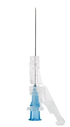 BD SafetyGlide™ 23 G 1, 0,6 x 40 mm, blau, Dünnwandkanüle (50 Stck) , steril, latexfrei