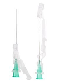 BD SafetyGlide™ 18 G 1 1/2, 1,2 x 40 mm, rosa (50 Stck) , steril, latexfrei