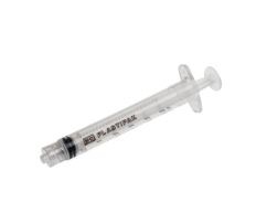 BD™ 3-tlg. Spritze, 1 ml, BD Luer-Lok™, grad. 0,01 ml, Gleitm. Silikonöl (100 Stck) , Zylinder aus Polykarb., Kolben aus PP