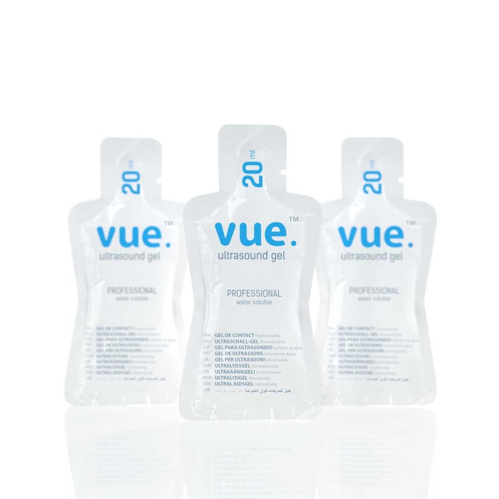 Vue Ultraschallgel Sachet 20ml (30 Stck) doppel-steril verpackt