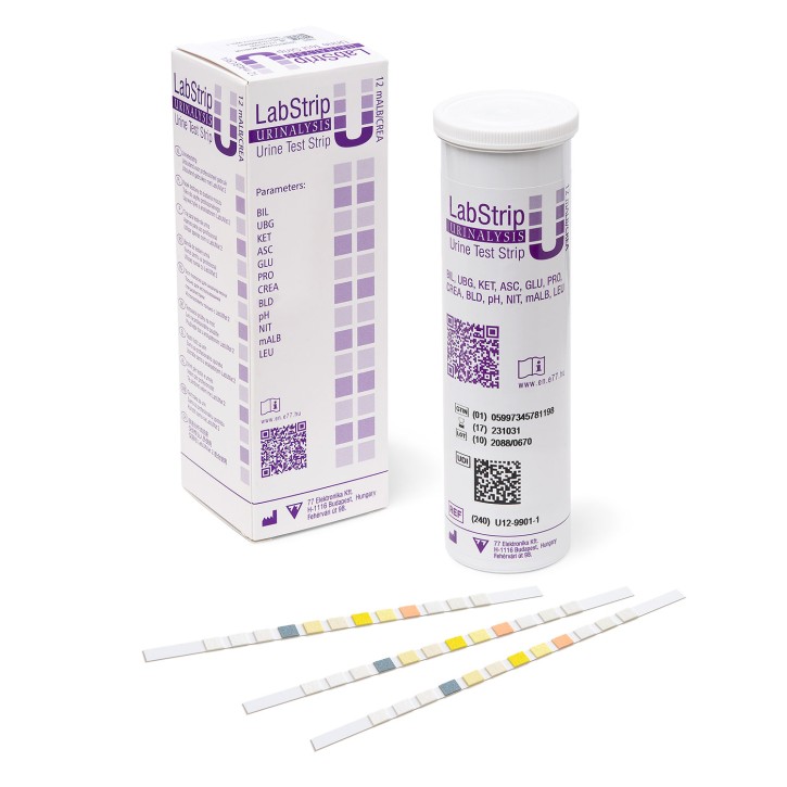 U12 Harnteststreifen für LabUMat 2 (150 Stck)  - vollautomatenlesbar, inkl. mAlb, Crea