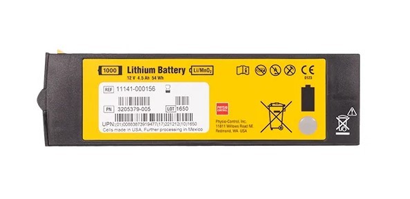 Batterie LIFEPAK 1000, 12 V 4,5 Ah Betriebsdauer ca. 5 Jahre