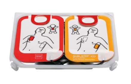 Quik-Step Klebeelektroden Lifepak CR2  Lagerfähigkeit 4 Jahre (VE=1)