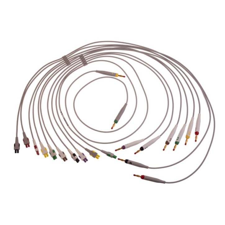 Elektrodenleitungen, 4 mm Stecker, IEC, ML (VE=10)
