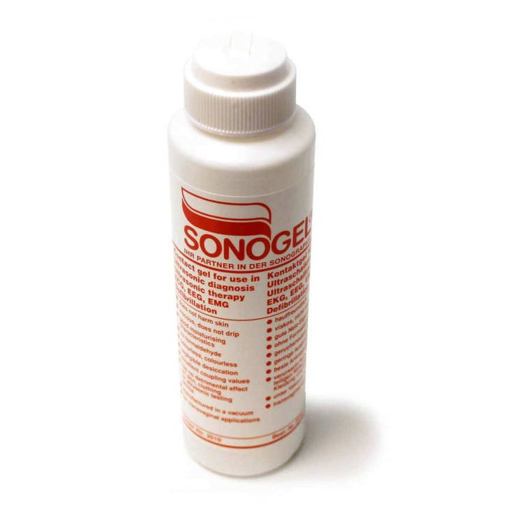 Sonogel ultrasound gel (250ml bottle)