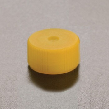 APEX(+) Flacher Schraubdeckel mit O-Ring, Gelb (kein Einsatz möglich) (1000 Stk.)