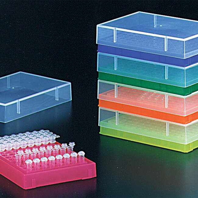0.2ml PCR Tube Rack with Lid Assorted (5 p.)