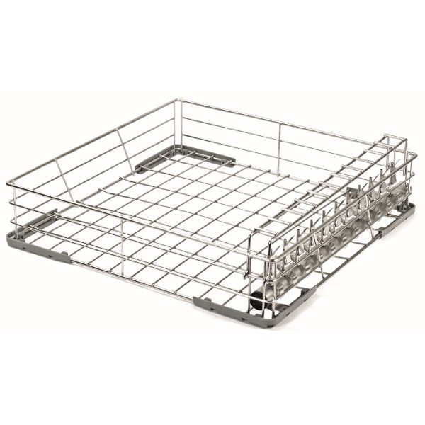 MELAG Basiskorb (1) mit Injektorschiene (11 Anschlüsse) mit 11 Injektordüsen und Klemmfedern, RDG Zubehör
