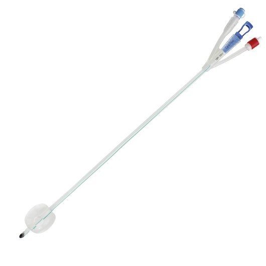 CARE FLOW Kath Nel. CH20 30ml 40cm (10 Stck) 3-Wege Spülkatheter, 100% Silikon