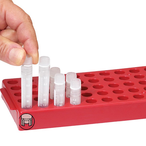 Cryovial Workstation Red (4 pcs.) Cryovial Workstation Red (4 pcs.)
