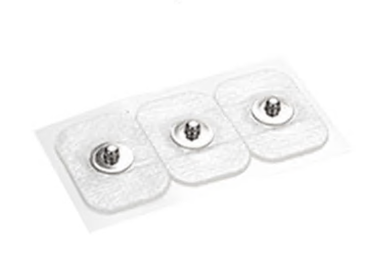 Einmalelektroden mit Druckknopf, 3x2,2cm 20x3 Stk mit Hydrogel für EEG, AEP, ABR