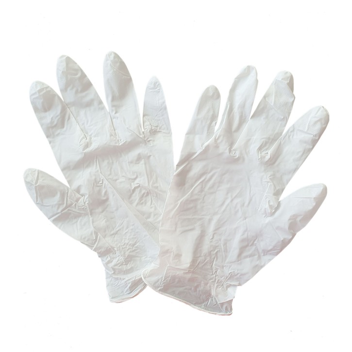 Handschuhe unsteril, Nitril, (100 Stck) weiss, puder- und latexfrei