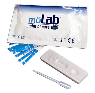 hCG 25 mIU/ml Schwangerschaftstest (10 Kassetten) aus Urin / Serum / Plasma