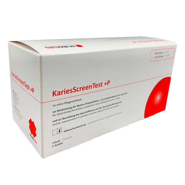 KariesScreenTest +P (5+5 Testkits) KST und +P Speichelpuffertest