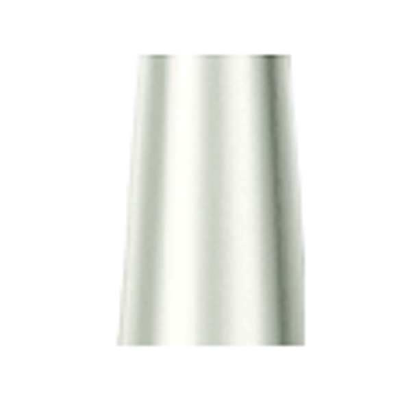 Conical sleeve, burn-out plastic