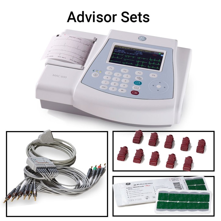 MAC 600 Ruhe-EKG mit 12SL - Advisor Sets mit 12SL Vermessung und Interpretation