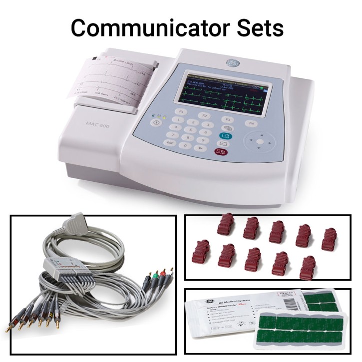 MAC 600 Ruhe-EKG mit 12SL - Communicator Sets mit 12SL Vermessung und Interpretation