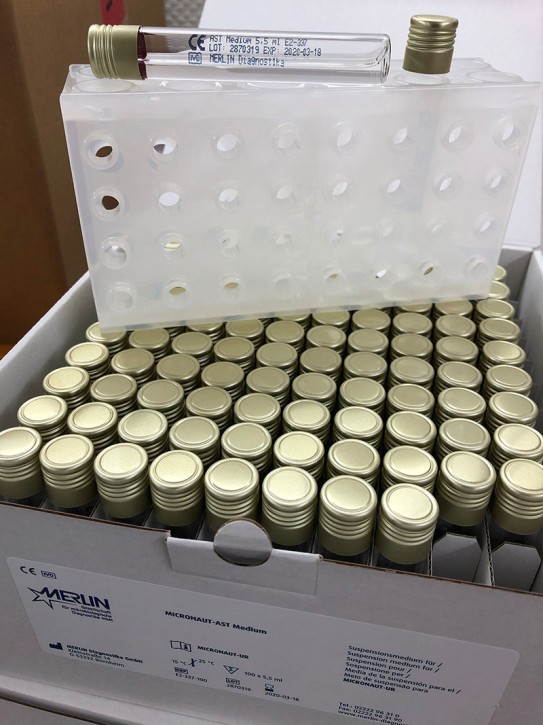 MICRONAUT SB-Medium (100 x 11ml) passend für neue UR-Platte (Antibiogramm-Teil)